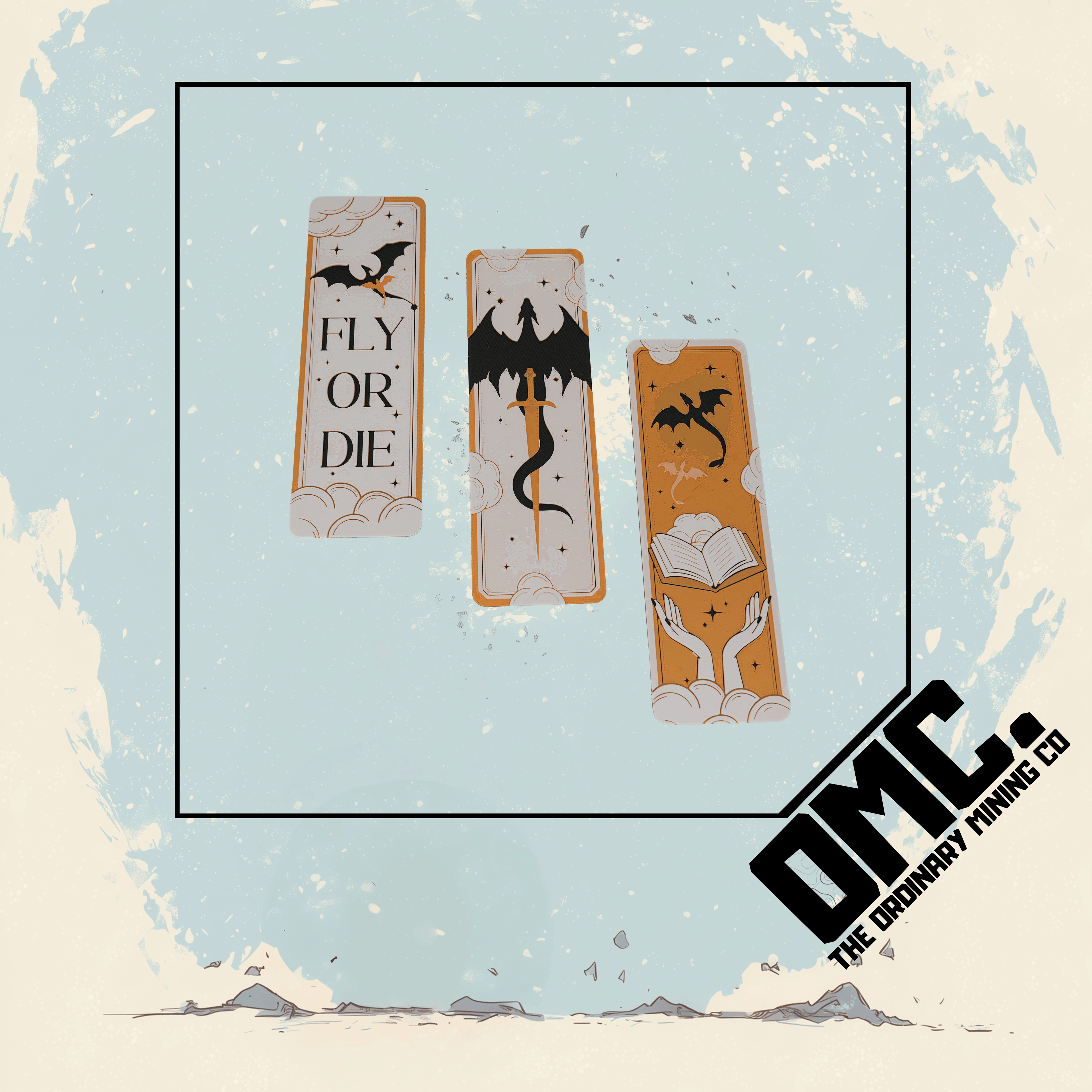 Fourth Wing Bookmark Set
